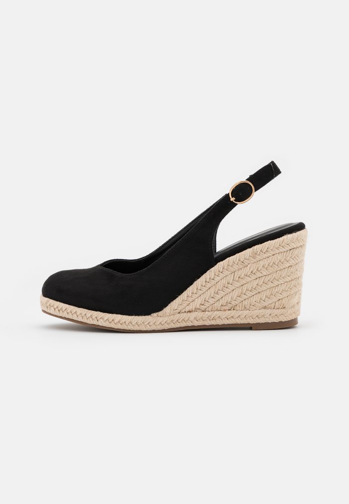 Sandales Anna Field Plateforme Wedge platform Boucle Noir Femme | ENQ-3996122